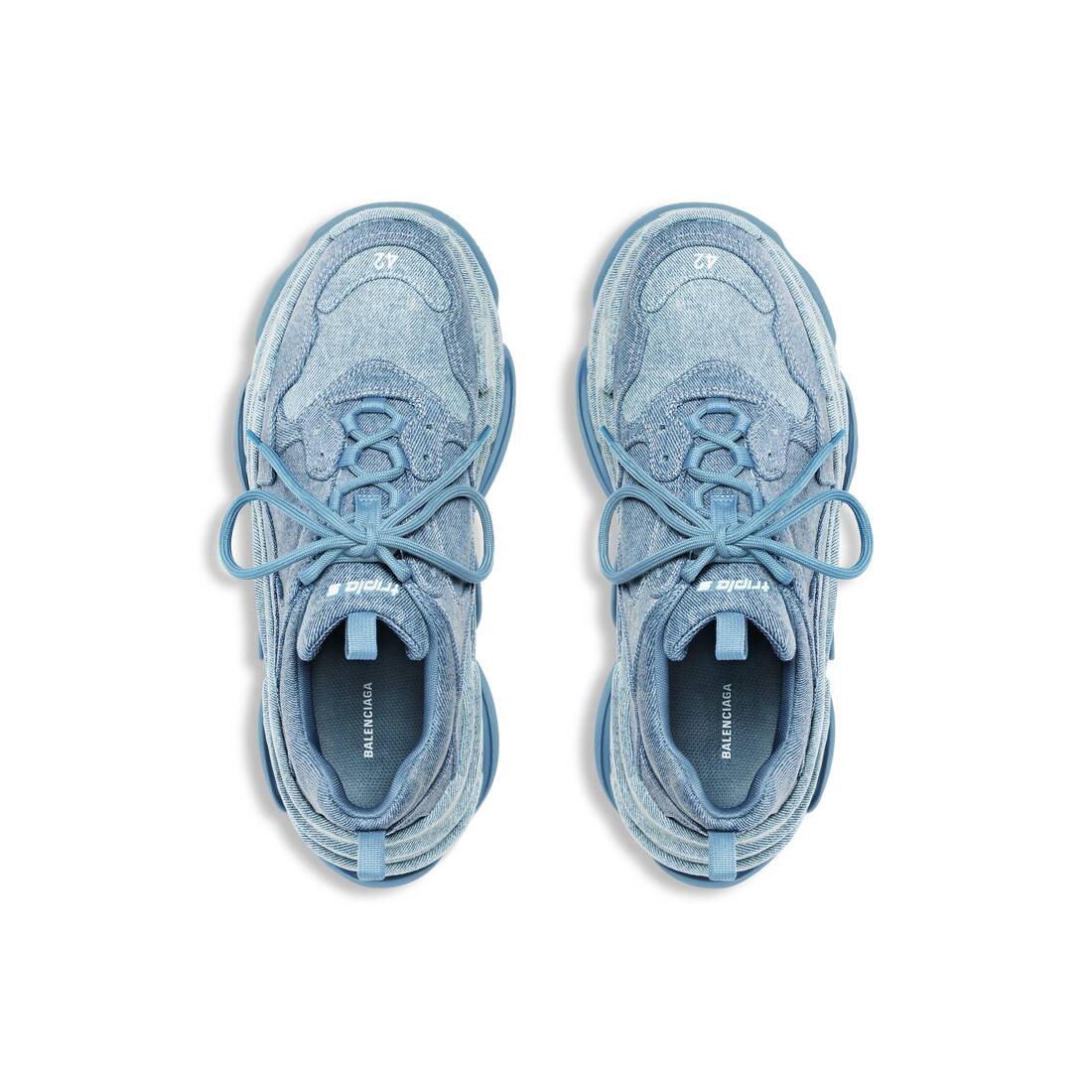 Women’s Triple S Sneaker Denim  in Blue - Image 5